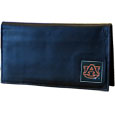 Auburn Tigers Deluxe Leather Checkbook Cover